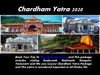 Chardham Yatra 2020