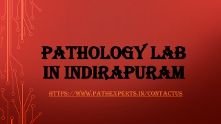 Pathology lab in Indirapuram