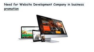 Need for Website Development Company in business promotion