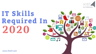 IT Skills Required in 2020