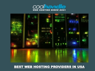 Best Web Hosting Providers In USA