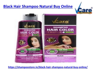 Buy online black hair natural shampoo