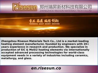 Silicon Carbide heating elements