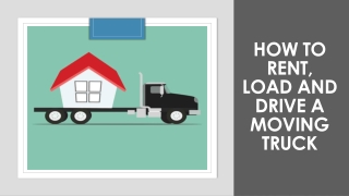 Tips for loading the moving truck