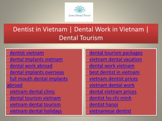 vietnamese dentist