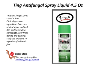 Ting Antifungal Spray Liquid 4.5 Oz