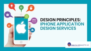 Design Principles: Iphone Application Design Services