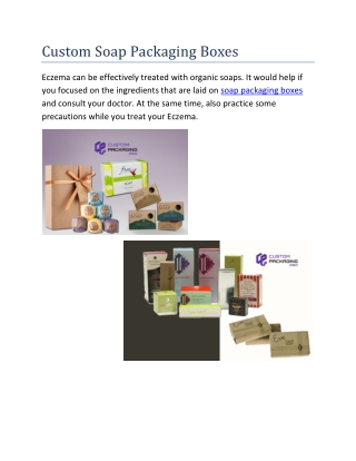 Custom Printed Soap Packaging Boxes wholesale