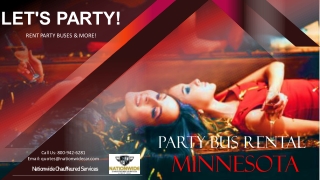 Minnesota Party Bus Rentals