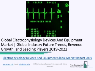 Global Electrophysiology Devices And Equipment Market Report 2019