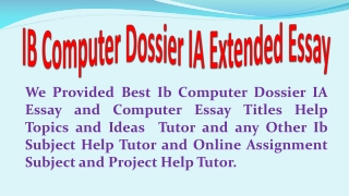 Ib Tok Essay Titles May 2020 Assignment Help