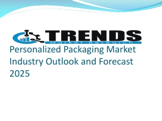 Personalized Packaging Market Industry Outlook and Forecast 2025