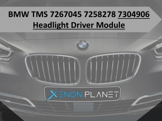 BMW 7304906 Headlight Driver Module