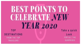 Best places to celebrate new year 2020