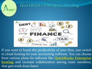 QuickBooks Enterprise Hosting: Available at Account Cares