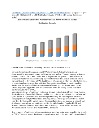 The Chronic Obstructive Pulmonary Disease (COPD) Treatment market