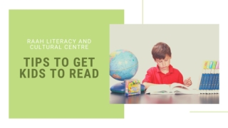 Tips to get your kids to read