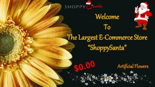 Buy Artificial Flowers for Home Decoration at ShoppySanta