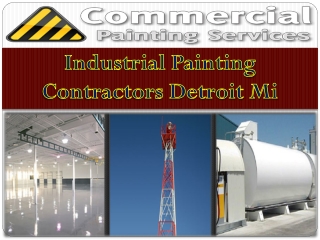 Industrial Painting Contractors Detroit Mi