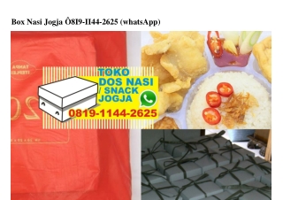 Box Nasi Jogja Ô81911442625[wa]