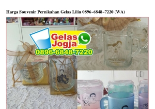 Harga Souvenir Pernikahan Gelas Lilin O8966848722O[wa]