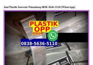 Jual Plastik Souvenir Palembang 0838–5636–5II0[wa]