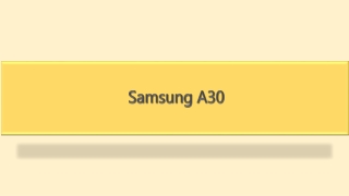 Samsung A30