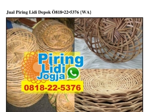 Jual Piring Lidi Depok Ö818.22.5376[wa]