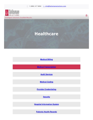 Medical Transcription Services USA