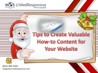 Tips to Create Valuable How-to Content for Your Website