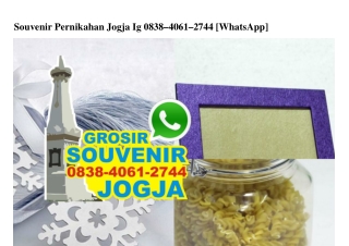 Souvenir Pernikahan Jogja Ig O838.4O61.2744[wa]