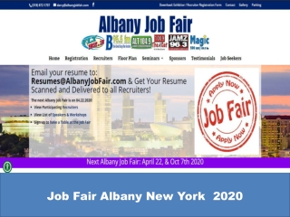 Job Fair Albany New York  2020