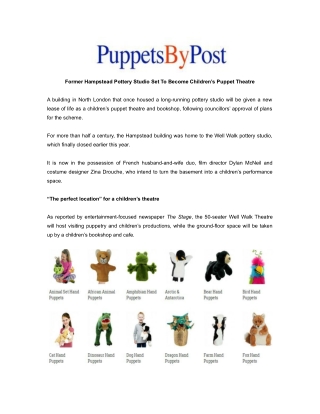 With animal, character, people and all manner of other themed hand puppets available to order from us right now for next