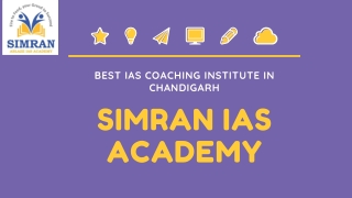 IAS Coaching in Chandigarh