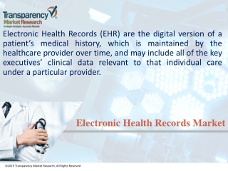 Electronic Health Records Market With a Healthy CAGR of 5.70% Between 2017-2025