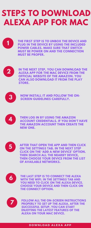 Steps to Download Alexa App on Mac