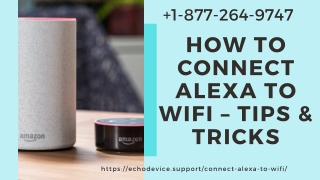 How to Connect Alexa to WiFi  1 8772649747 Alexa Won’t Connect to WiFi | Alexa WiFi Setup