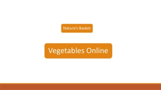 Vegetables Online