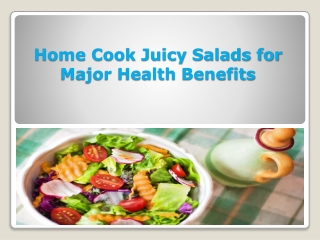 Do You Know Benefits Homemade Eat a Salad Daily