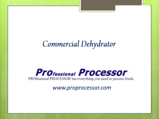 Commercial Dehydrators and Accessories