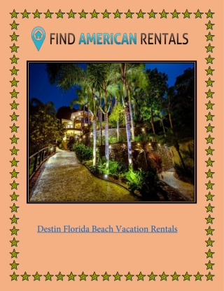 Destin Florida Beach Vacation Rentals