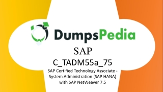 C_TADM55a_75 Dumps