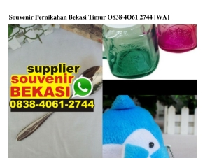 Souvenir Pernikahan Bekasi Timur 0838–4061–2744[wa]