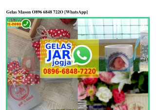 Gelas Mason O8966848722O[wa]