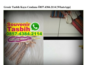 Grosir Tasbih Kayu Cendana O85743842114[wa]