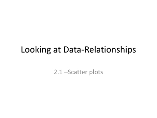 Looking at Data-Relationships