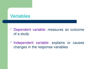 Variables