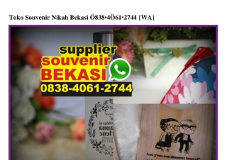 Toko Souvenir Nikah Bekasi 0838–4061–2744[wa]