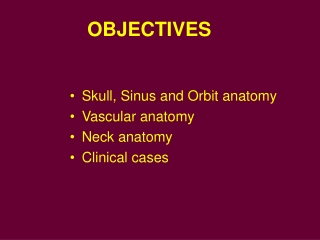 OBJECTIVES