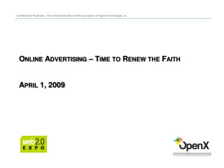 Online Advertising – Time to Renew the Faith April 1, 2009